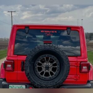 You Should See Me Topless Jeep Sticker Decal